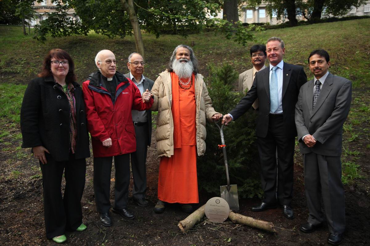 Edingburgh Peace Tree Planting Ceremony 8-9-10