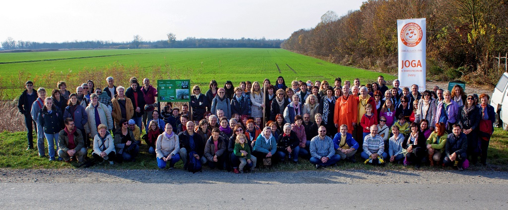 Kopački Rit - planting of Paramhans Swami  Maheshwarananda Peace Alley