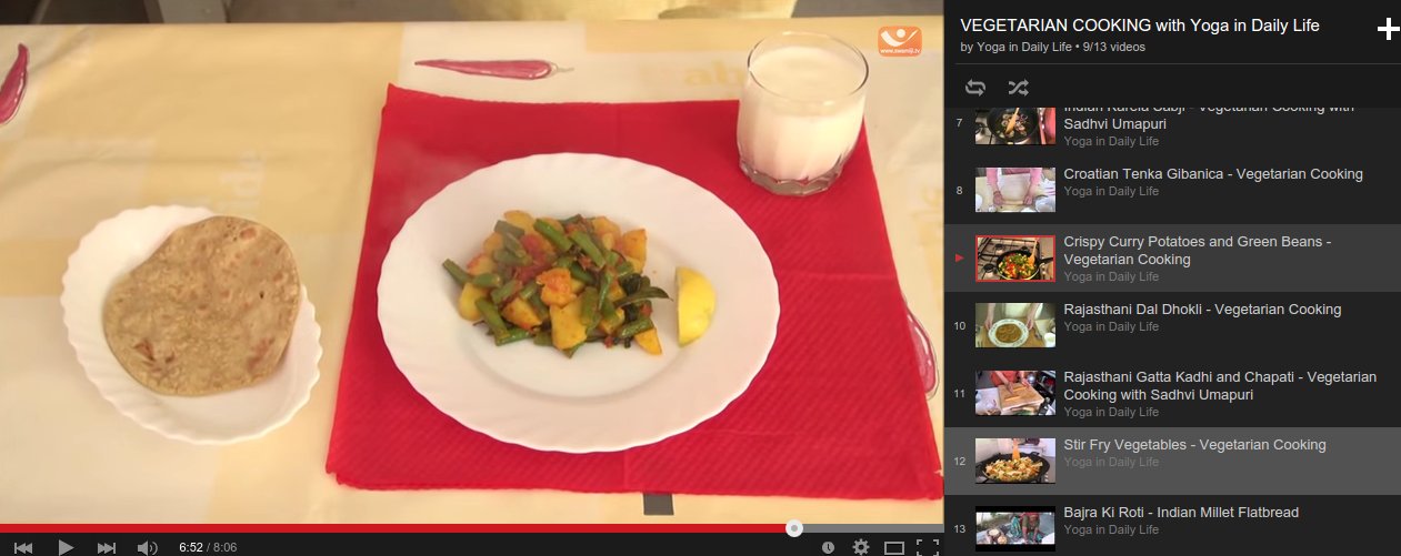 Cooking in Jadan Ashram - Vegetarian Indian Dishes