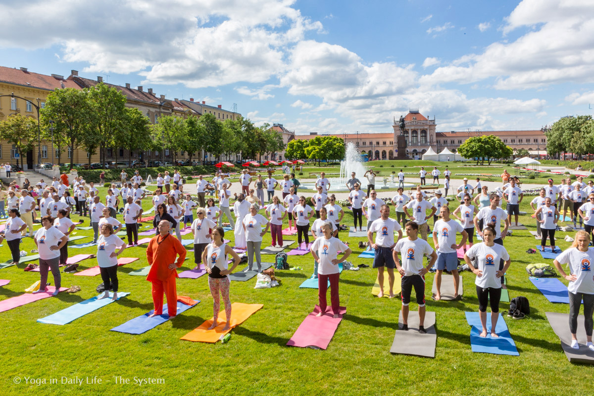 Celebrations of International Day of Yoga in Croatia