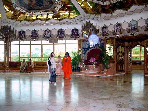 At the Hare Krishna temple