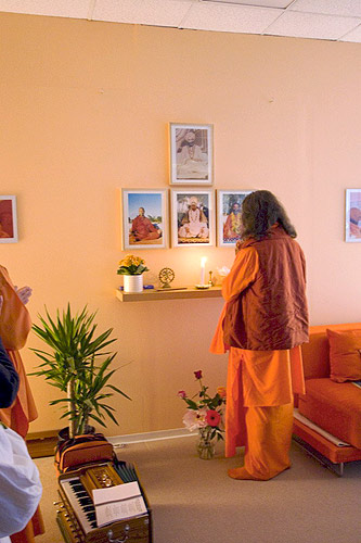 Opening of the ashram