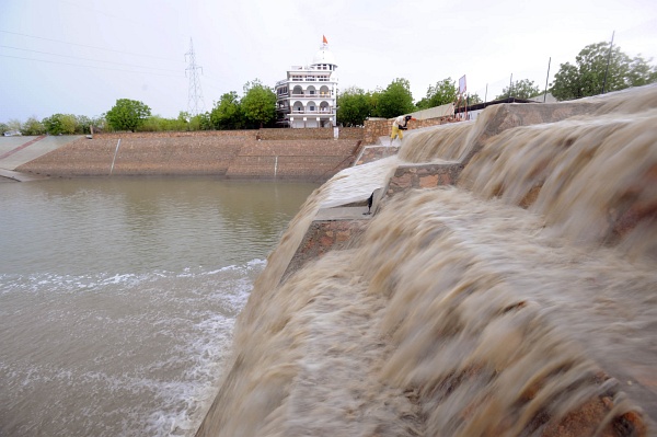 Heavy monsoon rains bring relief to thirsty nature and people in Jadan ashram