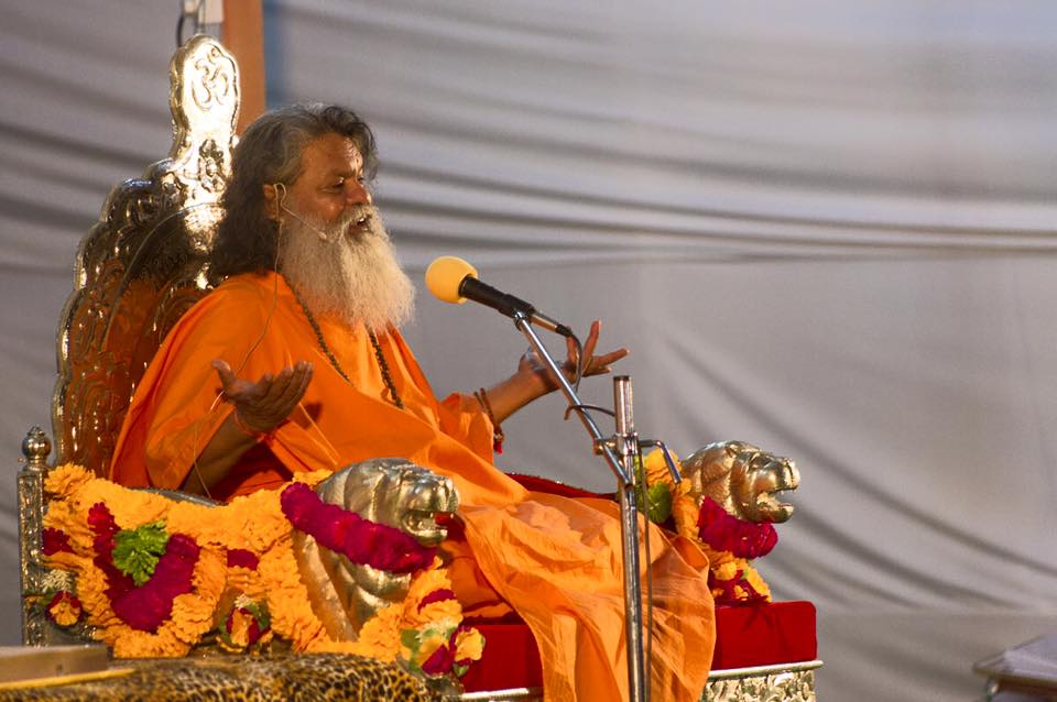 Swamiji satsang KM camp